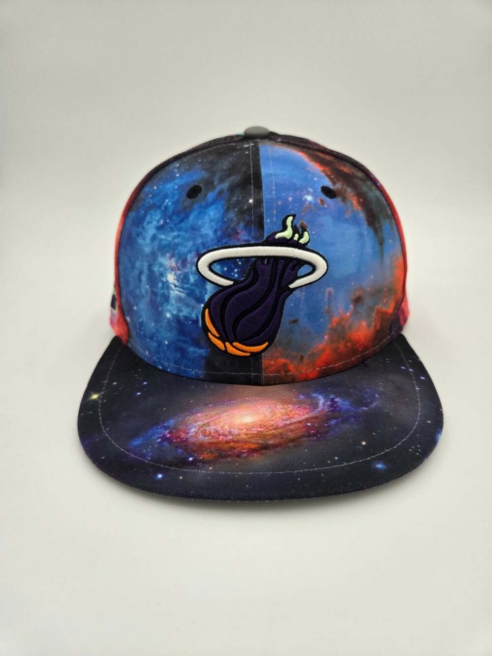 New Era 59FIFTY Miami Heat Galaxy Intergalactic Fitted Hat 7 1/4 NBA Cap